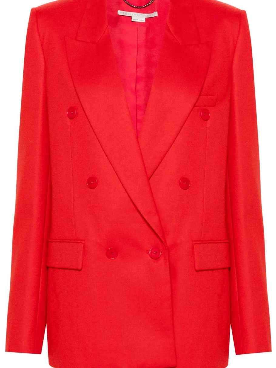 Affordable double-breasted blazer Stella Women McCartney wool 0806